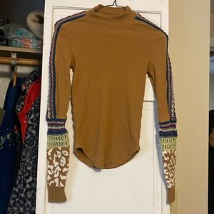Free people mock neck top
